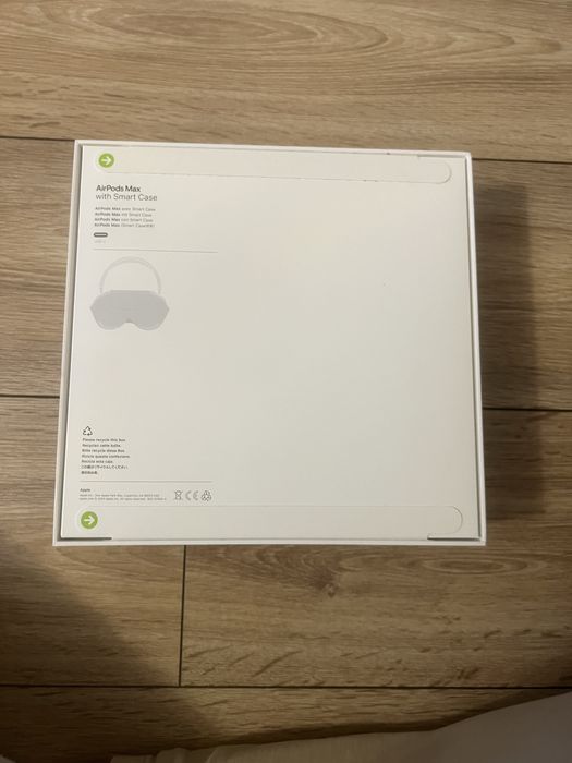 Air pods Max black smart case nowe zaplombowane