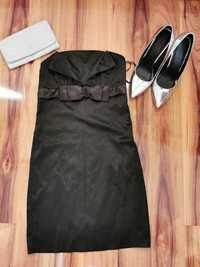 Sukienka mini czarna S 36