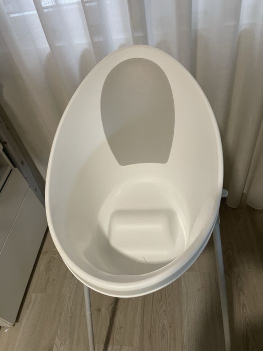 Banheira com suporte bebé