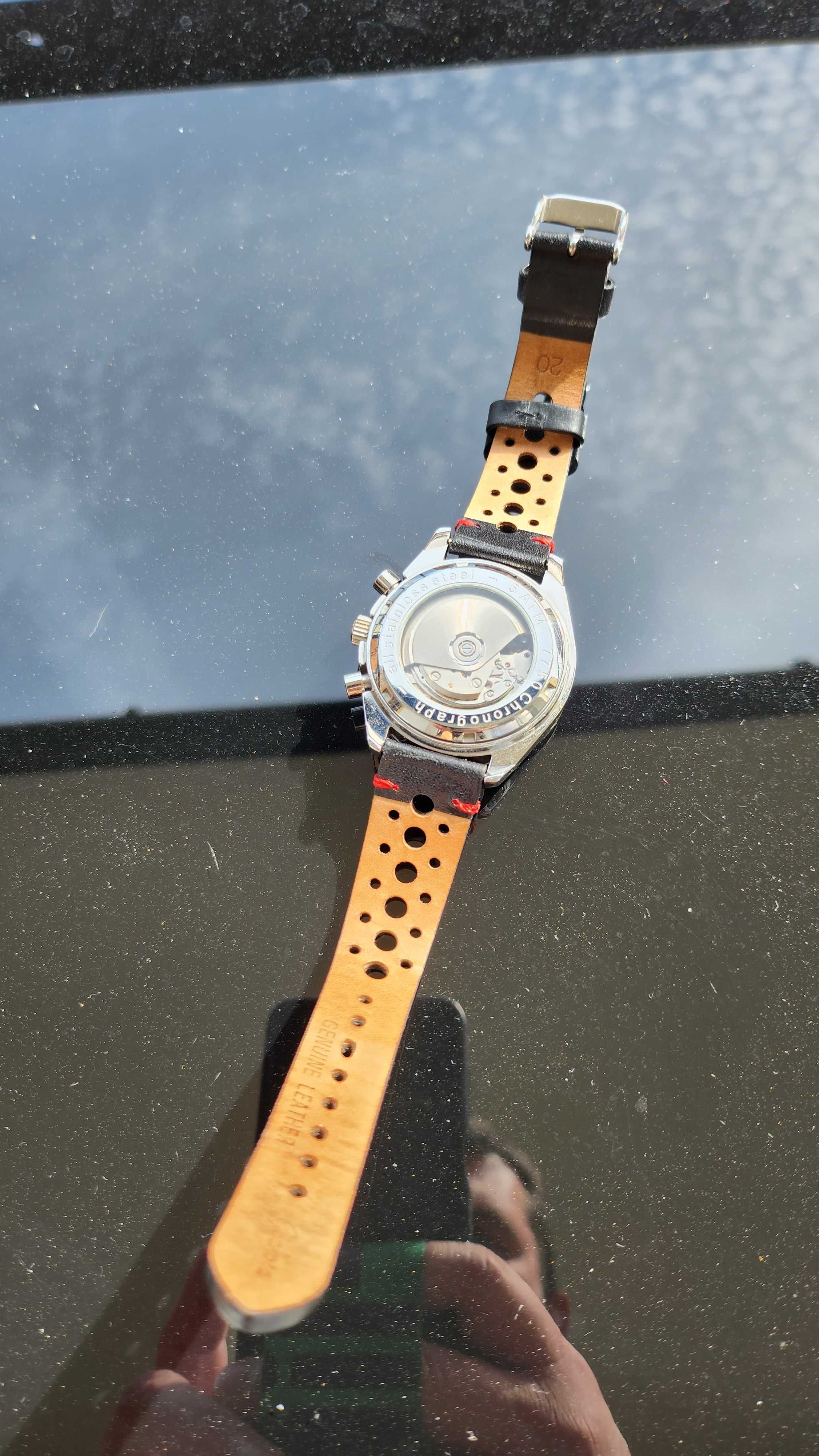 Zegarek Custom Panda ETA 7750 z szafirem 41mm koperta