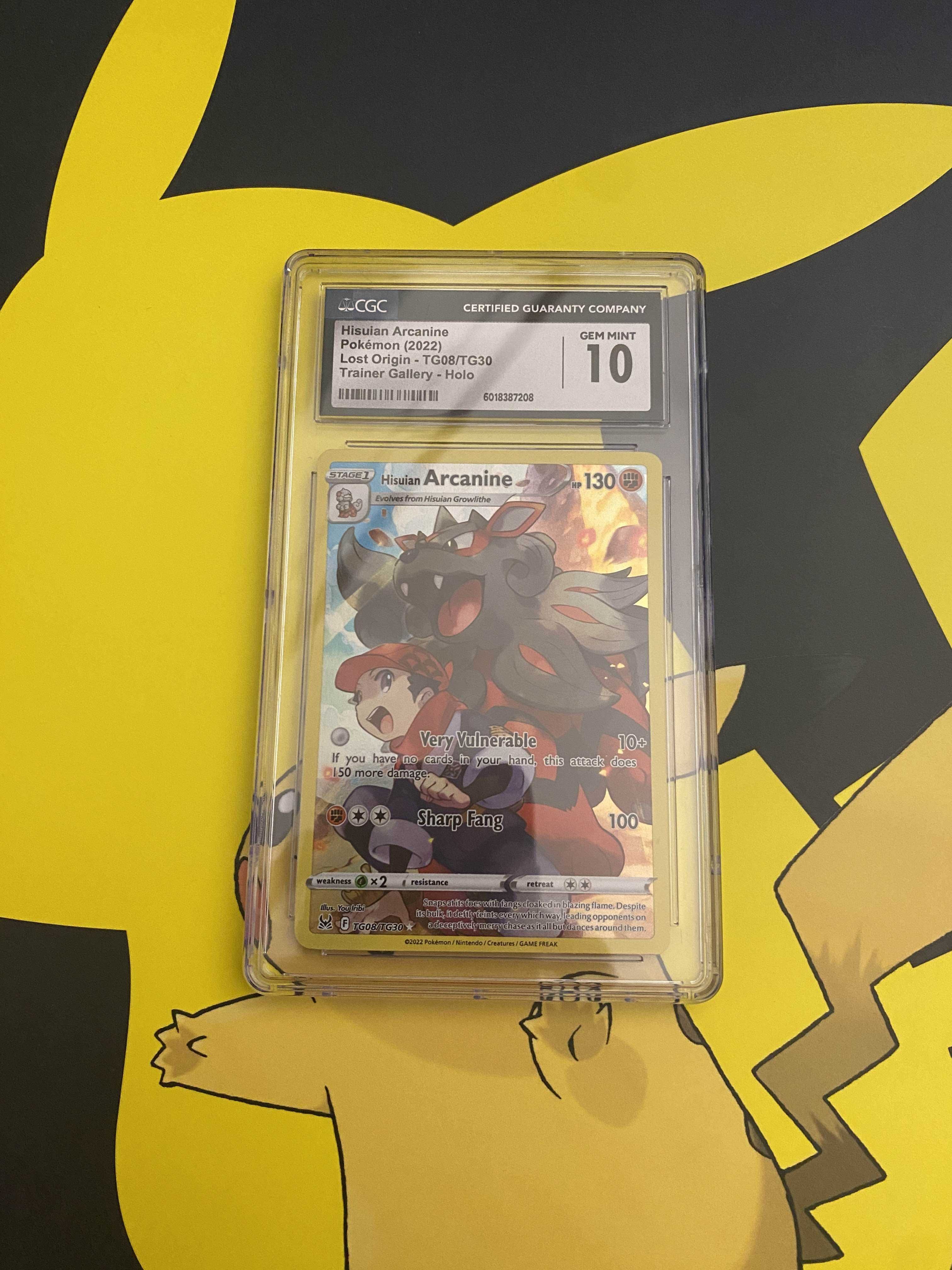 Pokemon Arcanine CGC 10