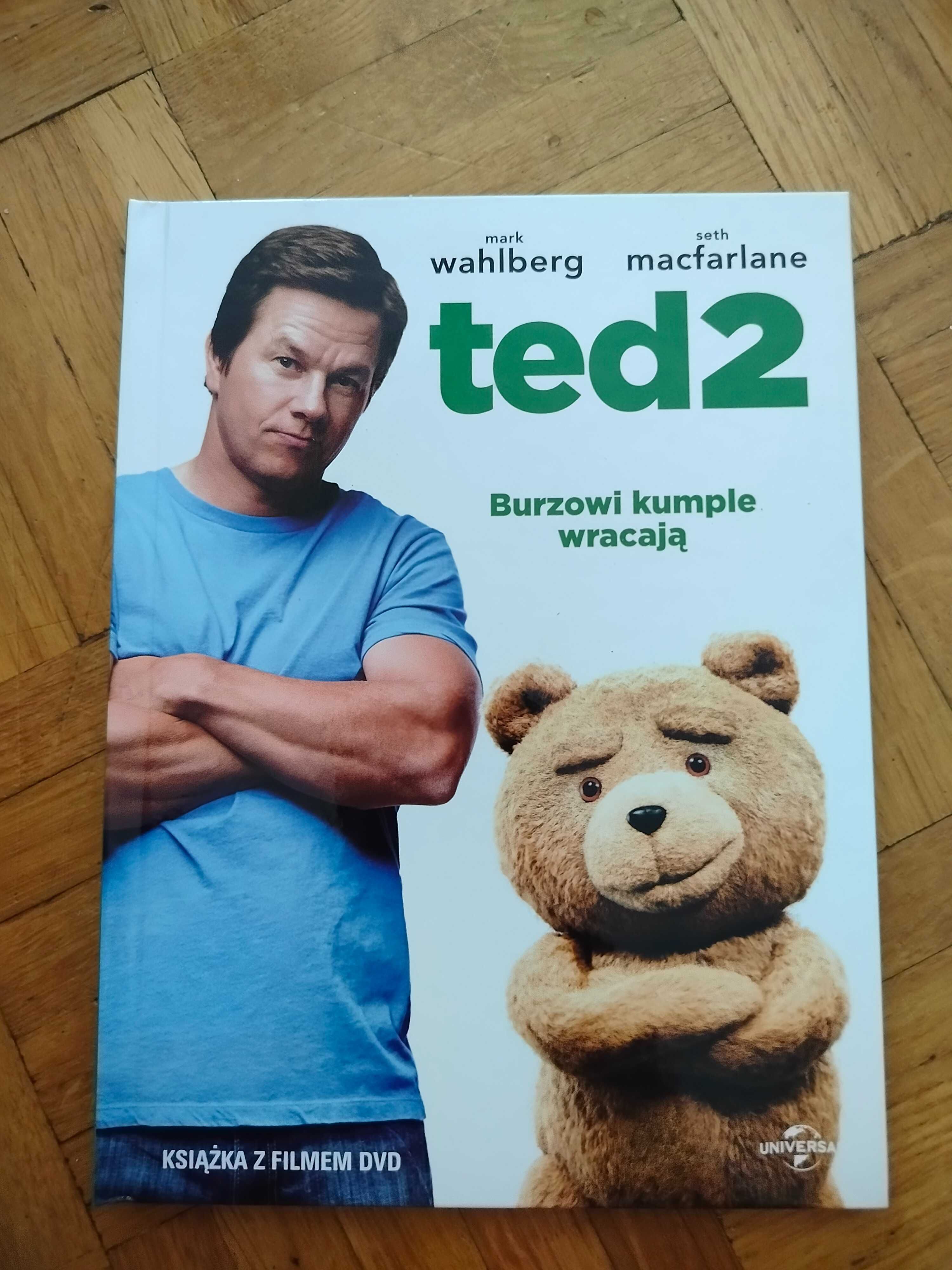 Film DVD i książka Ted 2