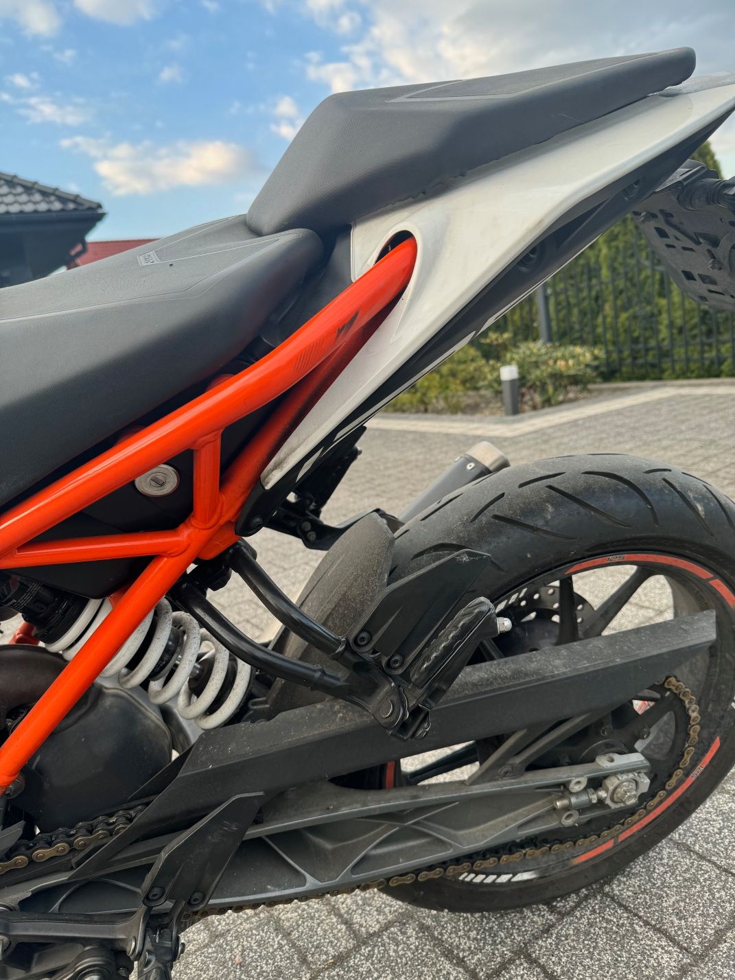 KTM Duke 125 uszkodzony