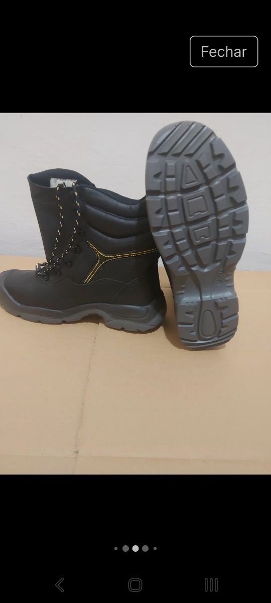 Botas de Segurança Deltaplus de alta resistência, tamanho 46
