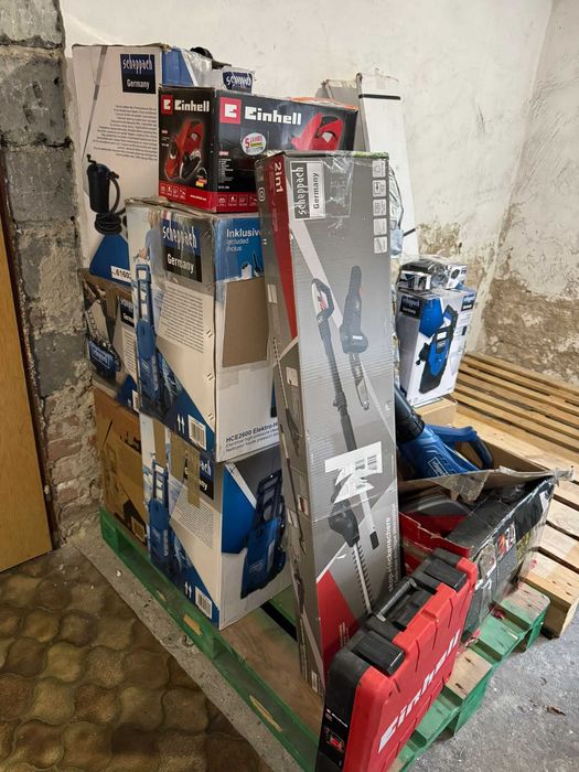 Palety Mix Elektronarzędzia Scheppach Einhell i inne