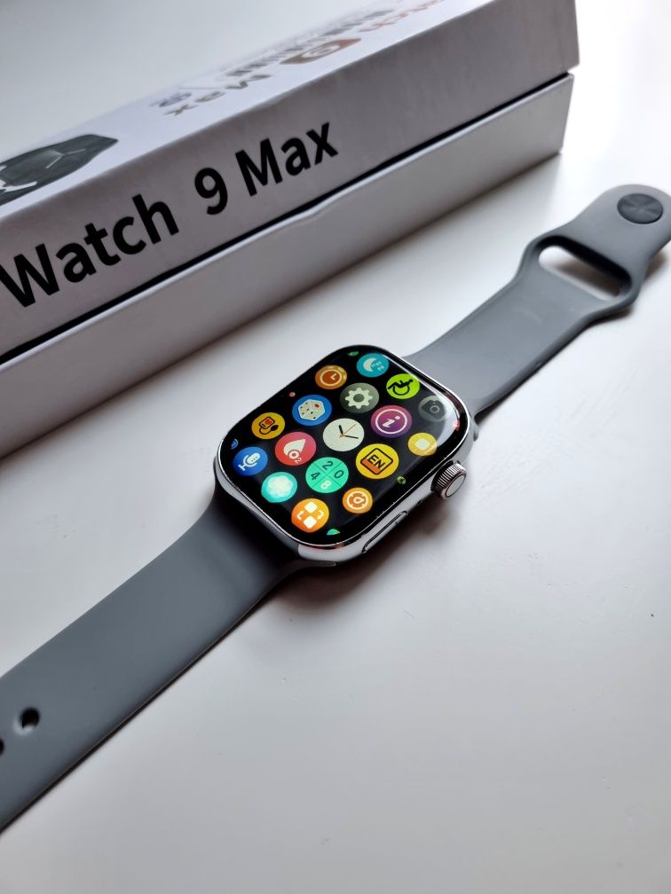 Smartwatch 9 Max szary paseczek *Bluetooth