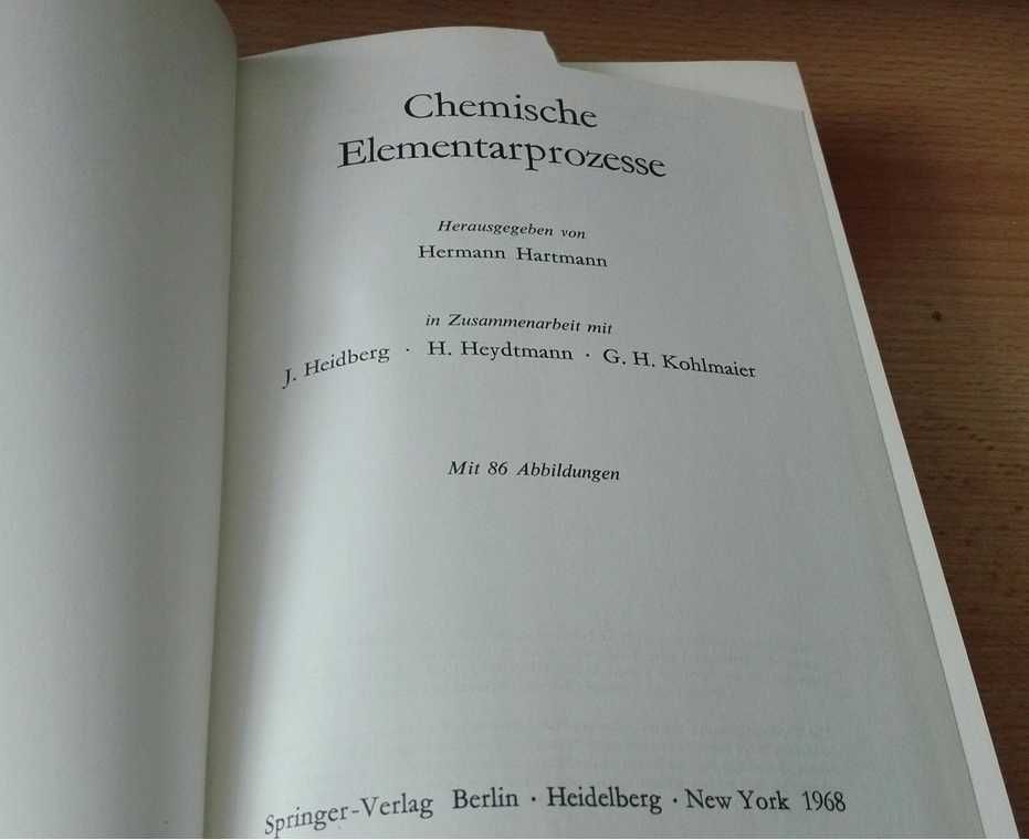 Chemische Elementarprozesse / Hartmann Heidberg