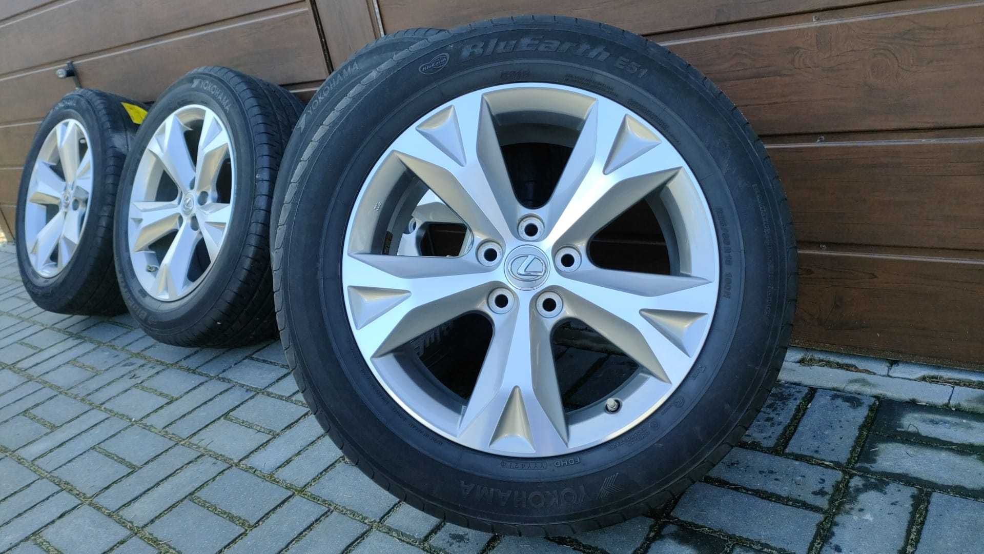 Koła Lexus NX Toyota  18" 5x114,3 opony lato 225/60/18 (OL1598)