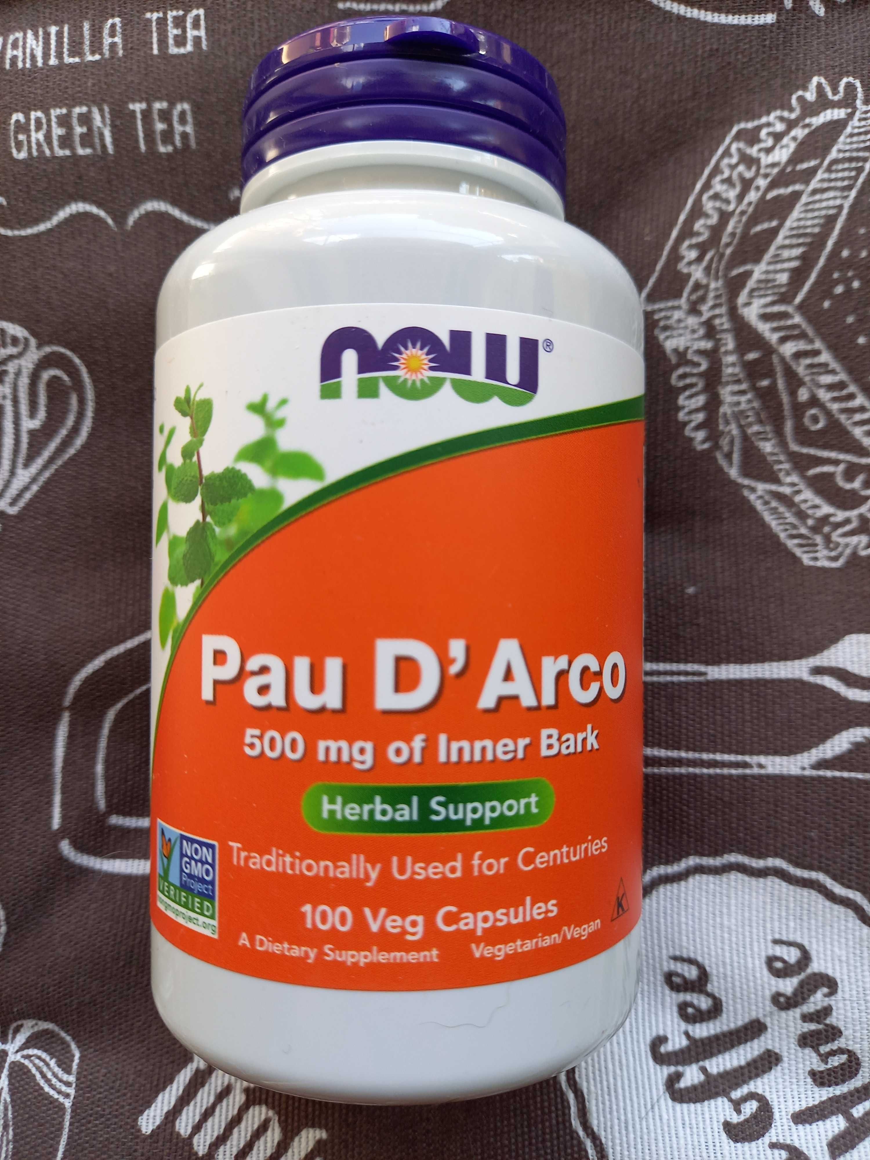 Кора мурашиного дерева, Pau D’Arco, Пау Д'арко Now Foods Narures Way