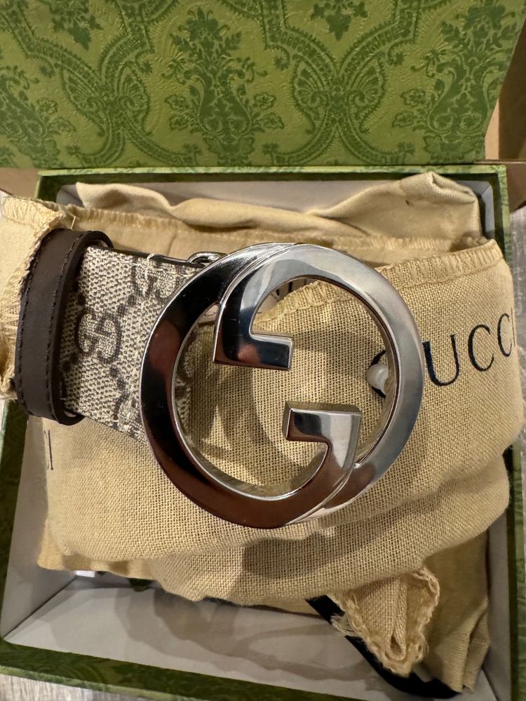 Cinto Gucci M/F castanho