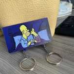 Brelok na klucze - Simpsonowie - Homer i Marge - Idealny dla par!