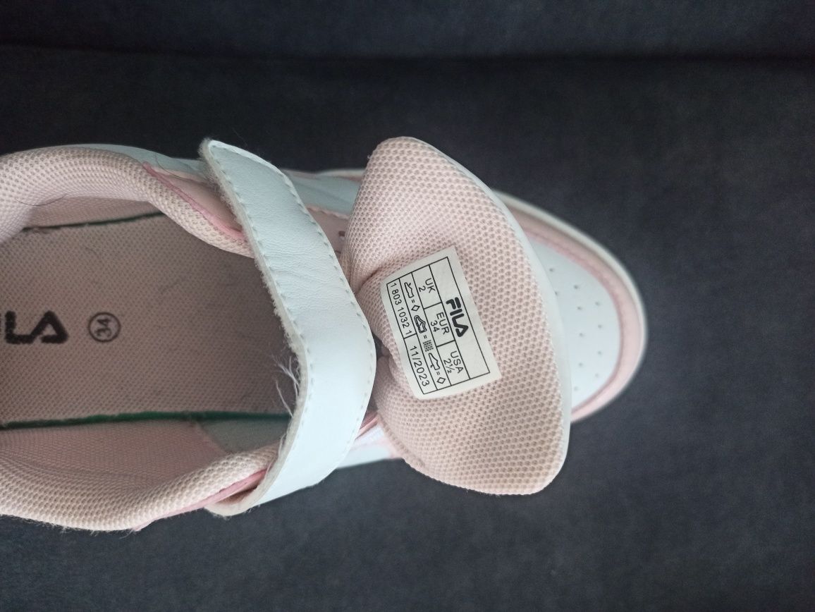 Buty Fila dla dziewczynki, rozm. 34