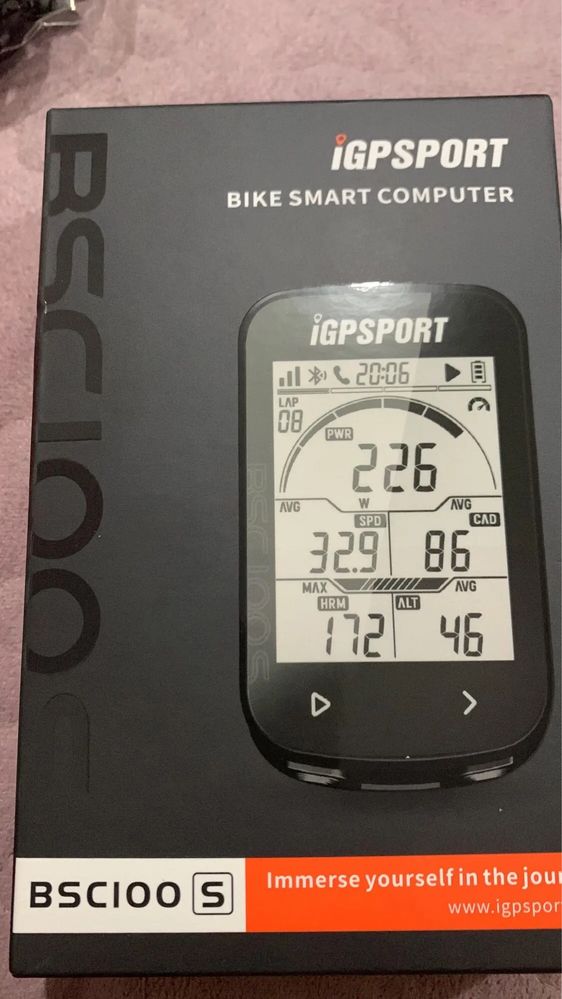 Велокомпьютер GPS IGPSPORT BSC100S беспроводной велосипедный компьютер