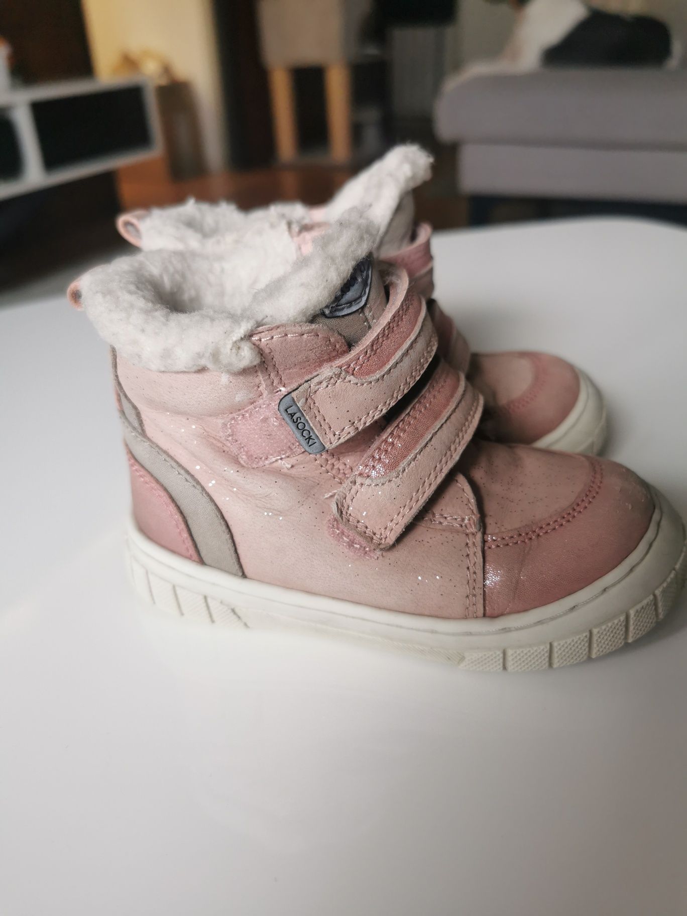 Buty zimowe Lasocki rozmiar 22 dziewczęce