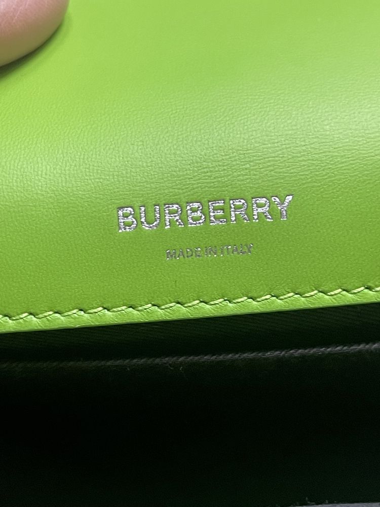 Burberry torebka lola brilliant green nowa