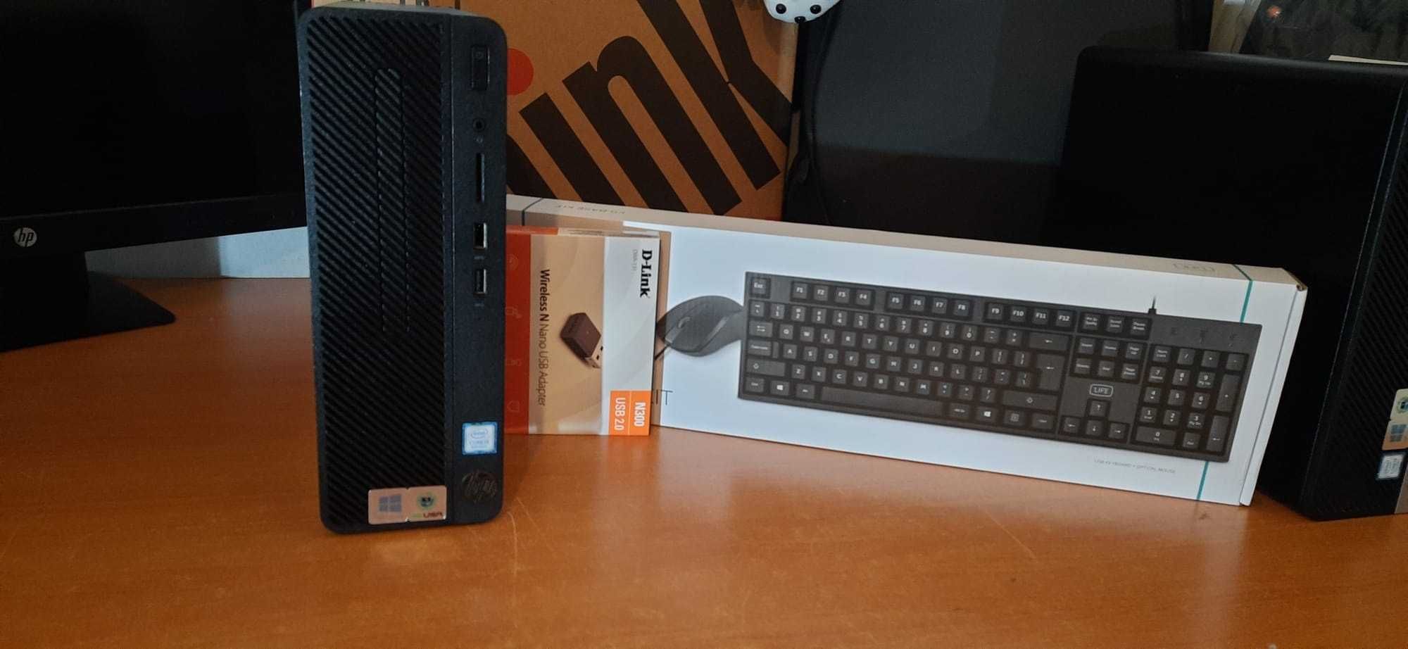 Pç HP Pro 290G1 8ªG|i3.8100-3.6G|16G-Ram|NVMe256+HD500|TPM2.0|HDMI|W11
