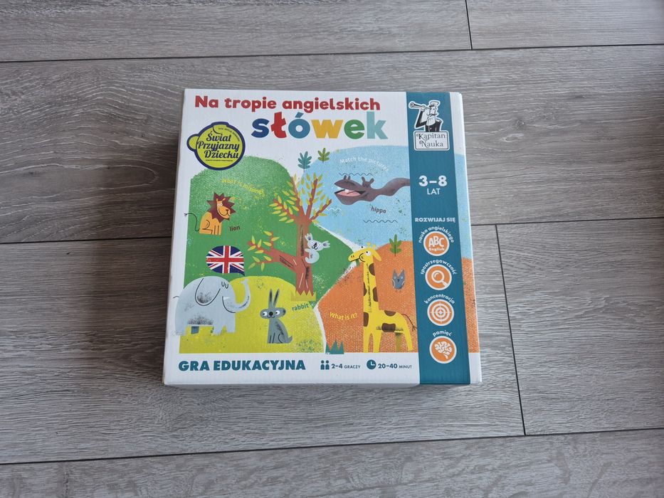 Na tropie angielskich słówek. Gra. 3+