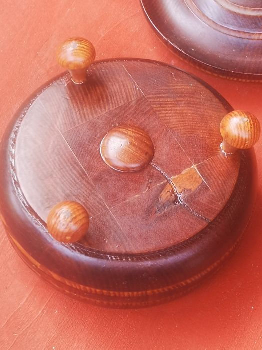 Szkatułka drewniana pojemnik