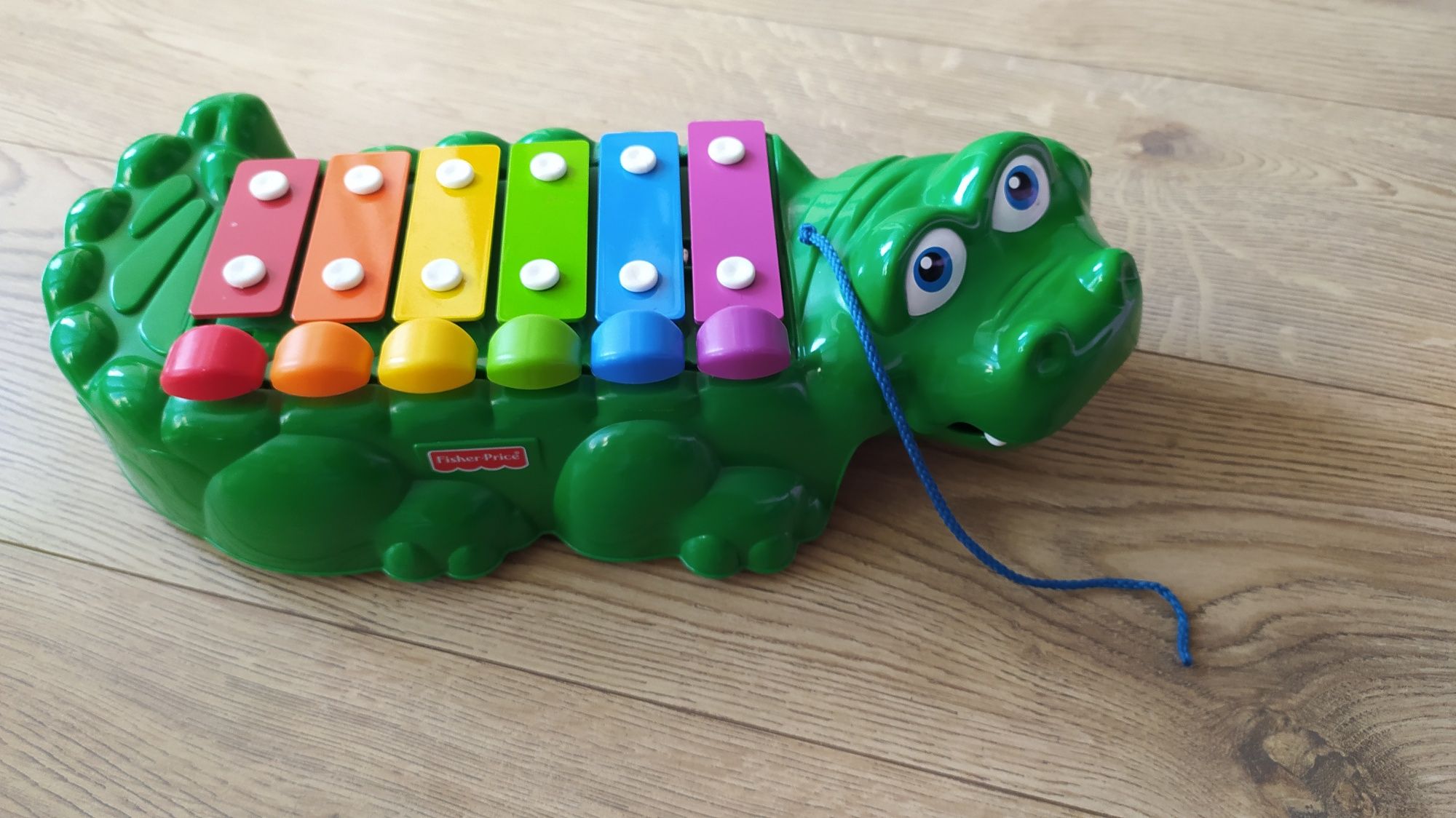 Zabawka, cymbałki, krokodyl Fisher Price