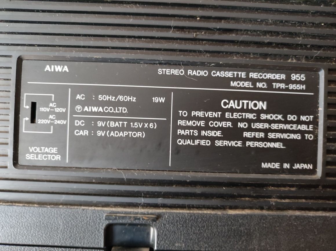 Radiomagnetofon Aiwa TPR-955H