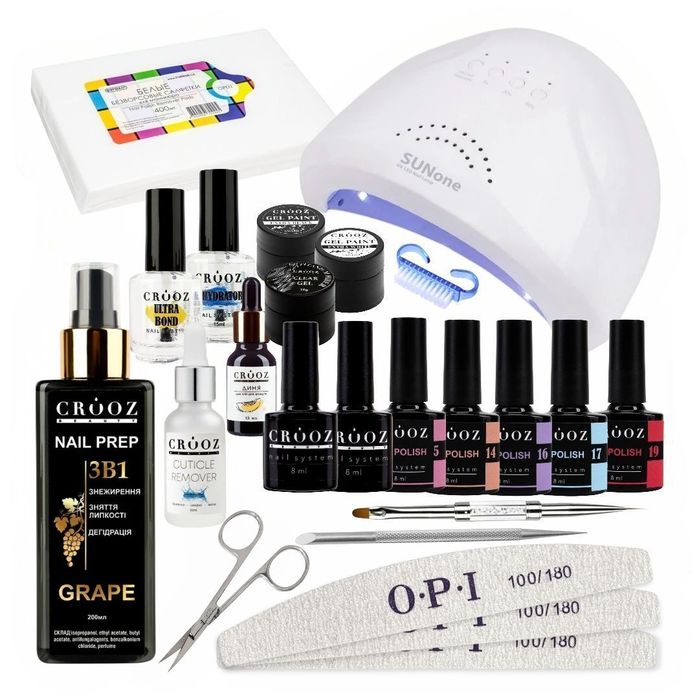 ГАРАНТІЯ 12 місяців! Стартовий набір для манікюру / нарощування нігтів