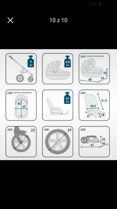 Wózek Roan Bass Soft 4 w 1