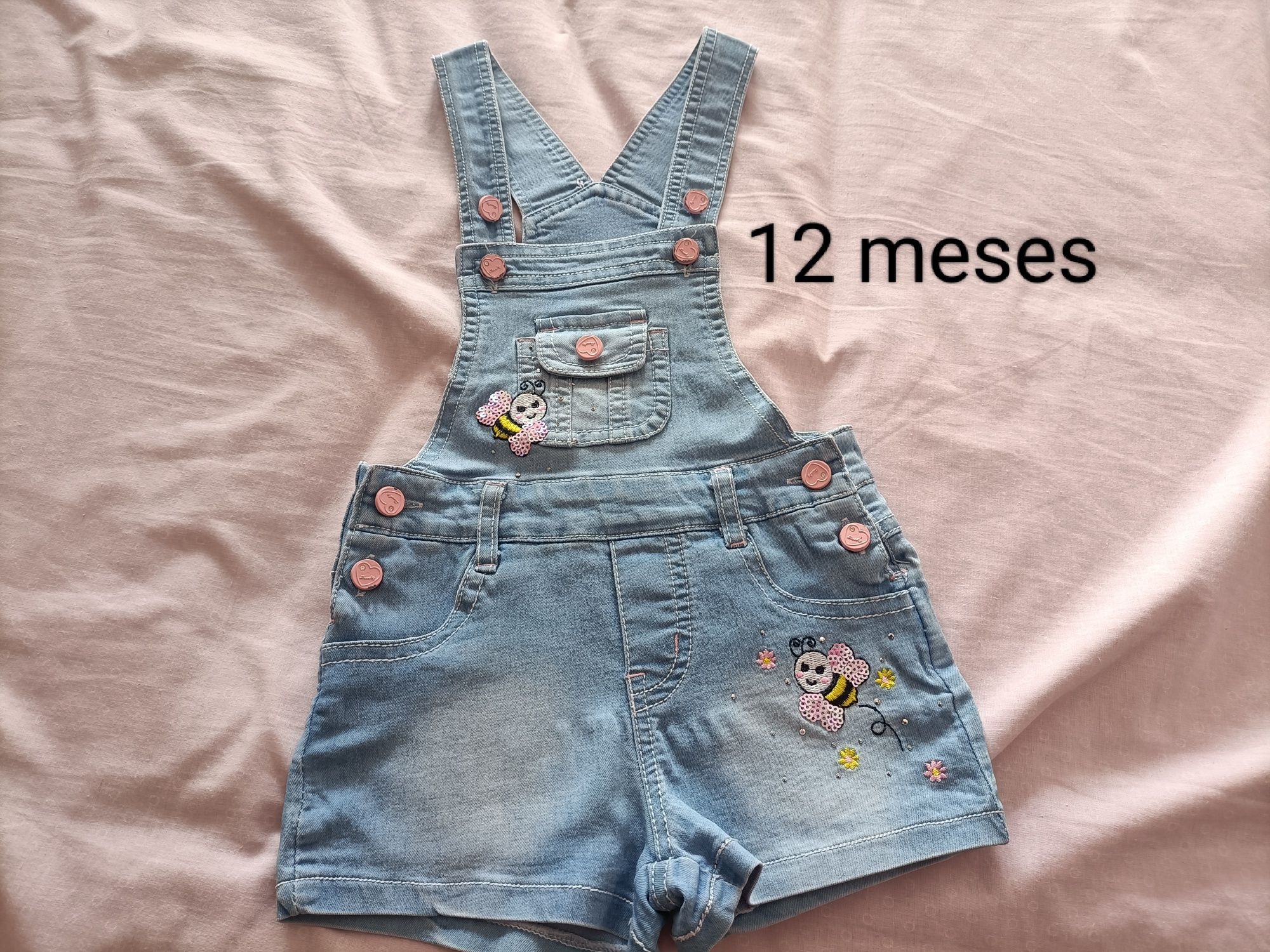 Lote de roupas de menina