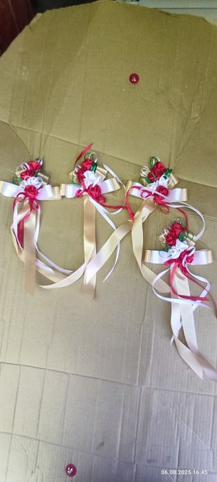 Свадебное украшение на машину.