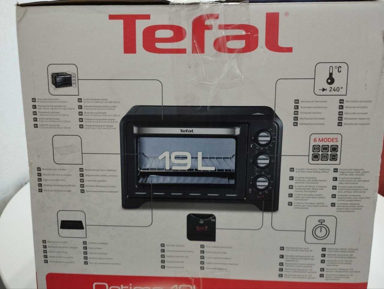 Духовка Tefal електрична маленька. Вживана, але стан нової.