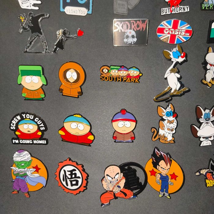 Pins Bandas de Rock Metal Musica
