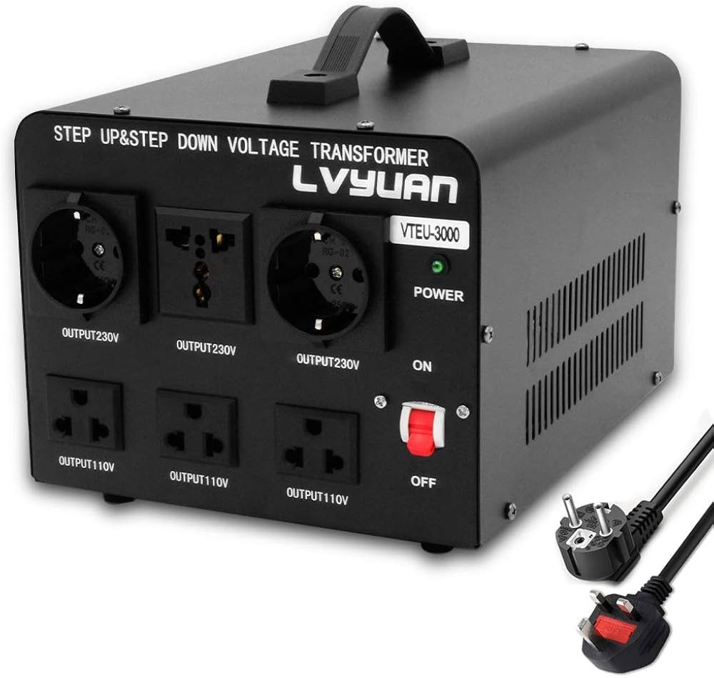 Nowe! Transformator 3000W 220v=110v KOD 321