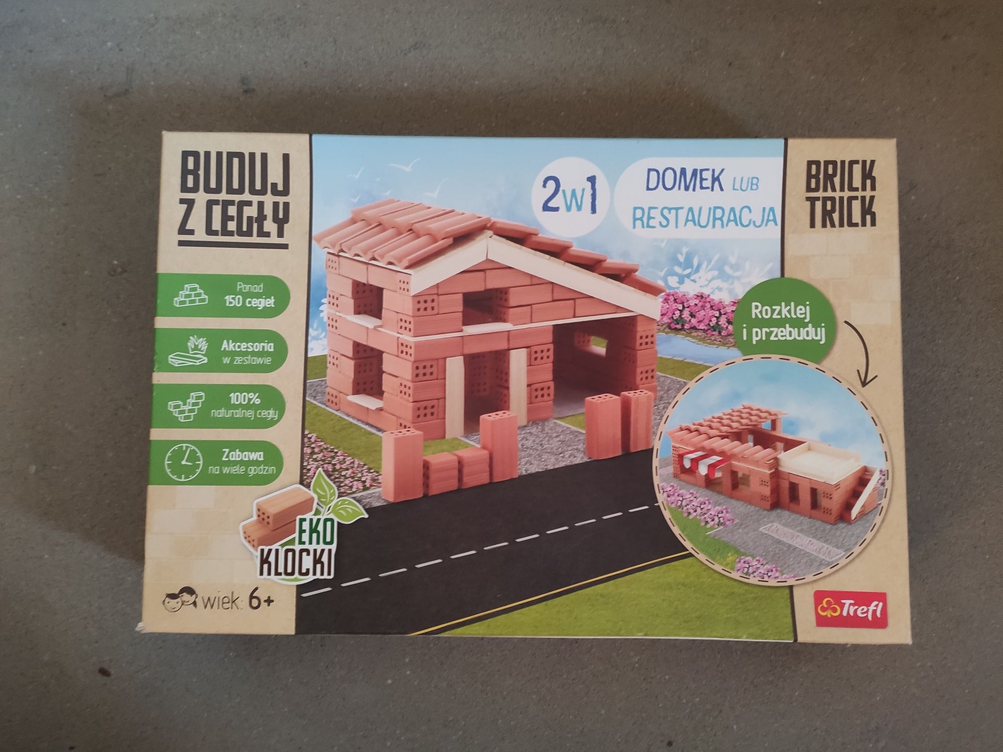 Brick trick buduj z cegły 2w1 zamek lub strażnica