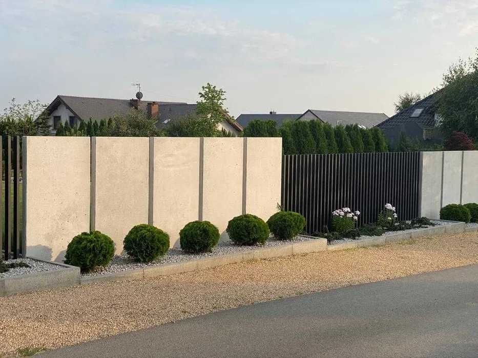 Mur ogrodzeniowy, różne wysokości, cała Polska