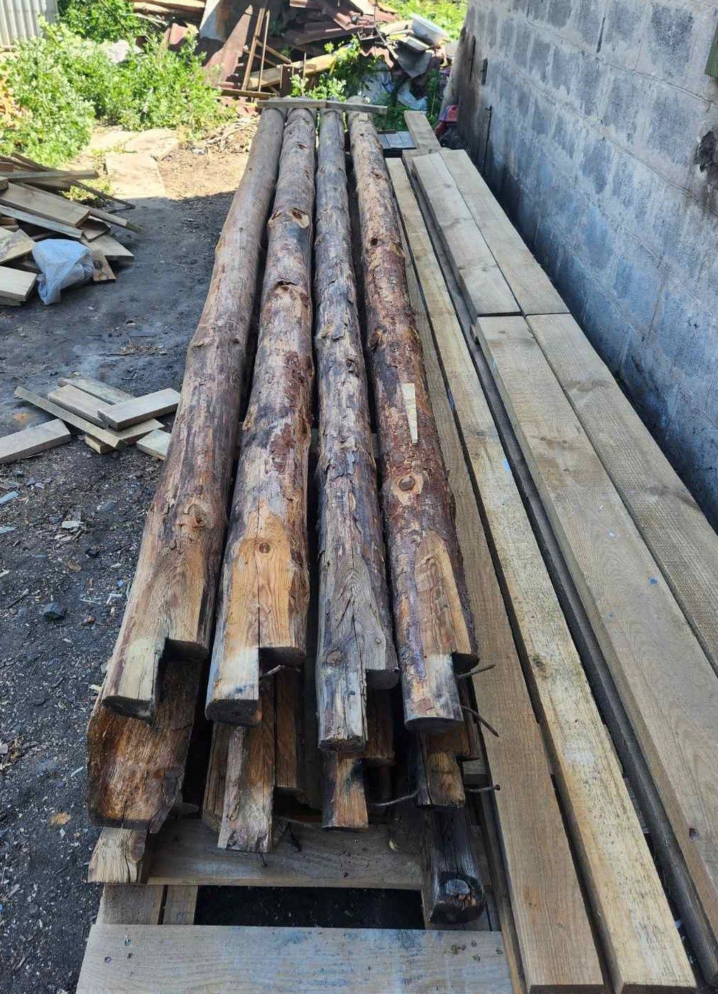 Бревна балки  4.5м