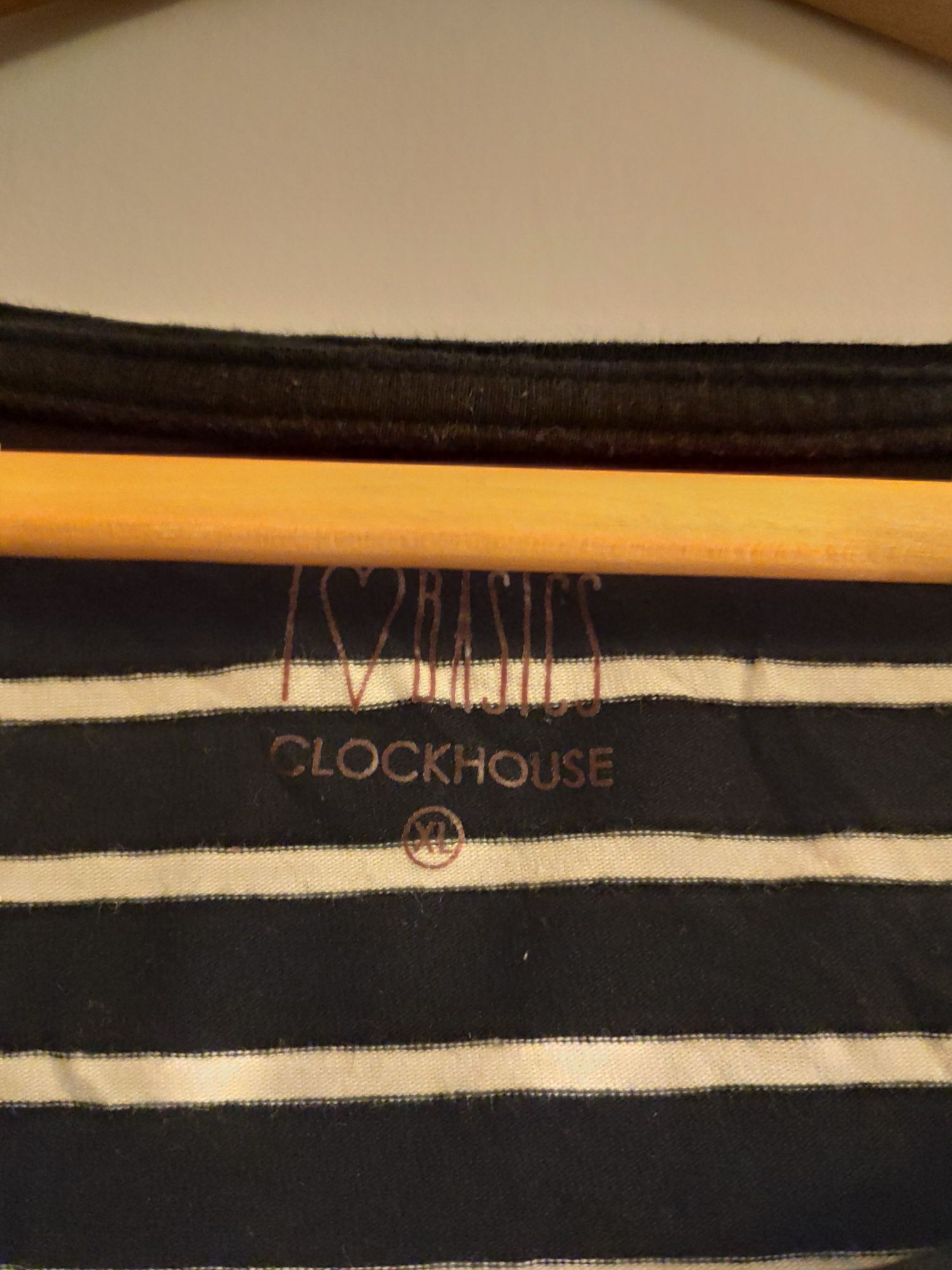 Bawełniana bluzka z długim rękawem w paski czarno-biała longsleeve