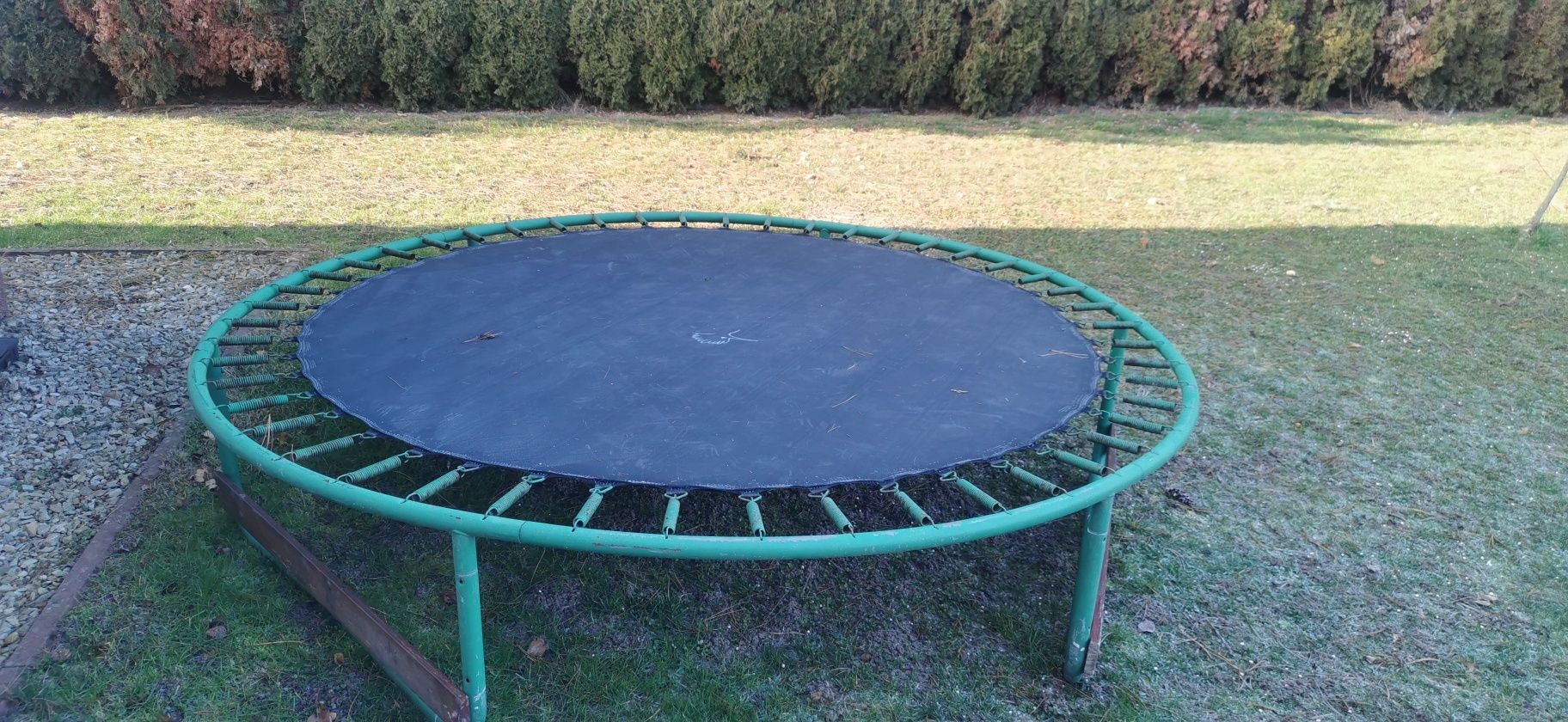 Trampolina  2m płòtno 2.4 cał można rozebraćość