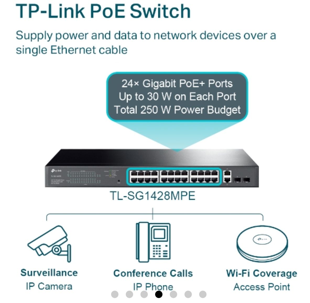 Tp-link TL-SG1428PE PoE 28 portas