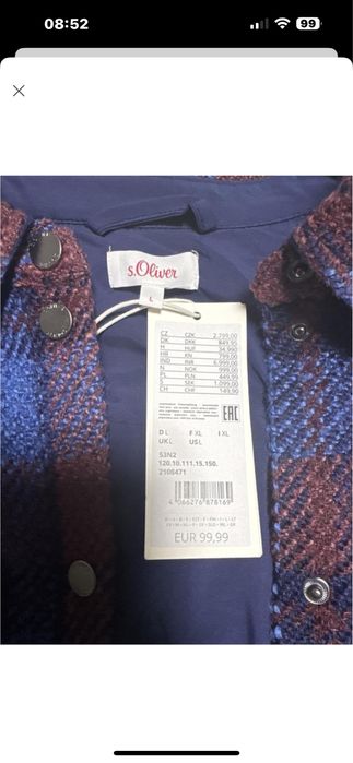 Картата жіноча куртка-сорочка S.Oliver,  роз. L (48)