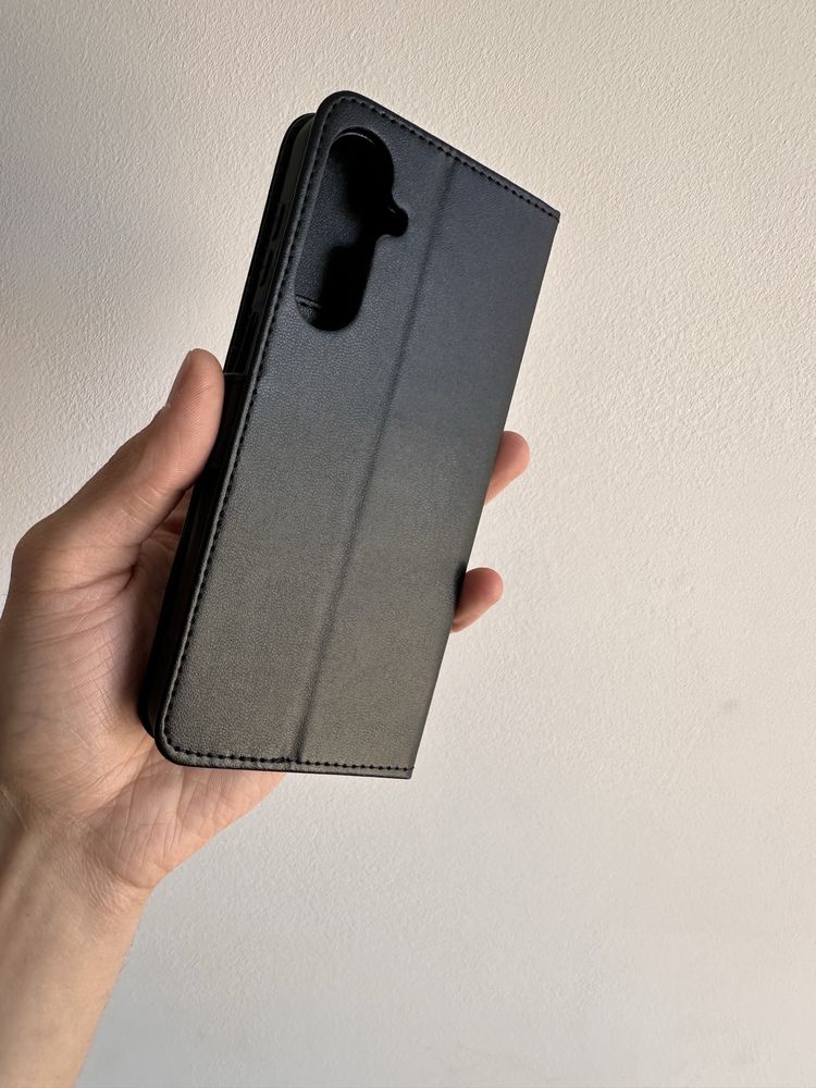 Etui Zamykane czarne wysoka jakość do SAMSUNG GALAXY M16 / M16 5G
