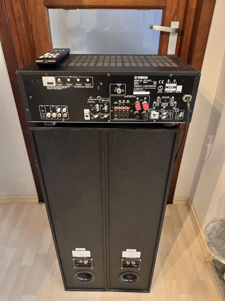 Amplituner Yamaha HTR 2071 i Kolumny Prism Tornado