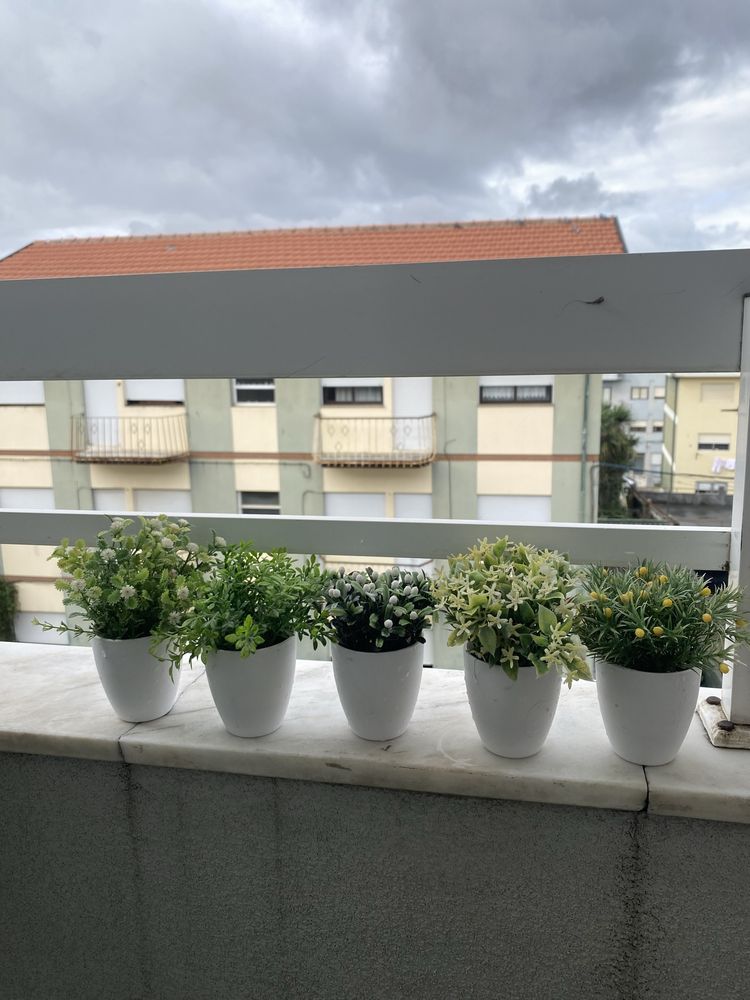 vendo conjunto de 21 plantas artificiais