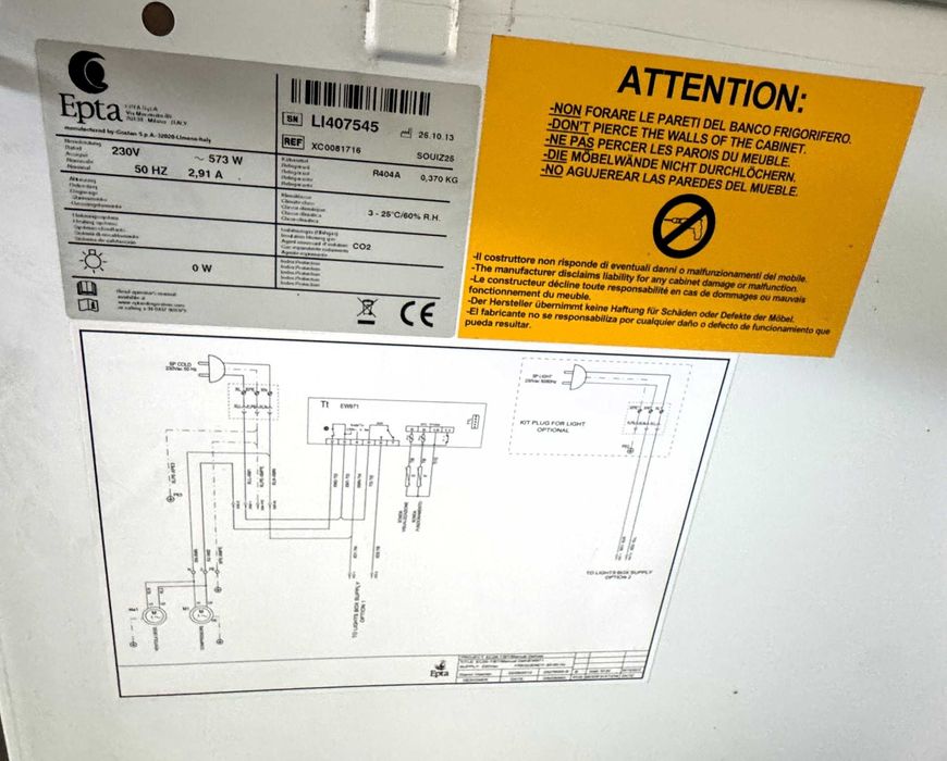 Arcas Congeladoras Horizontais - 255x90x86 cm