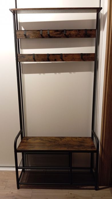 Wieszak na ubrania ławka szafka na buty industrial rustic loft
0.00
(O