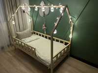 Łóżko dzieciece domek 160x80 cm z materacem || PROMOCJA - 20%