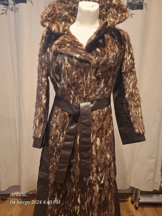Futro z norek,płaszcz futrzany