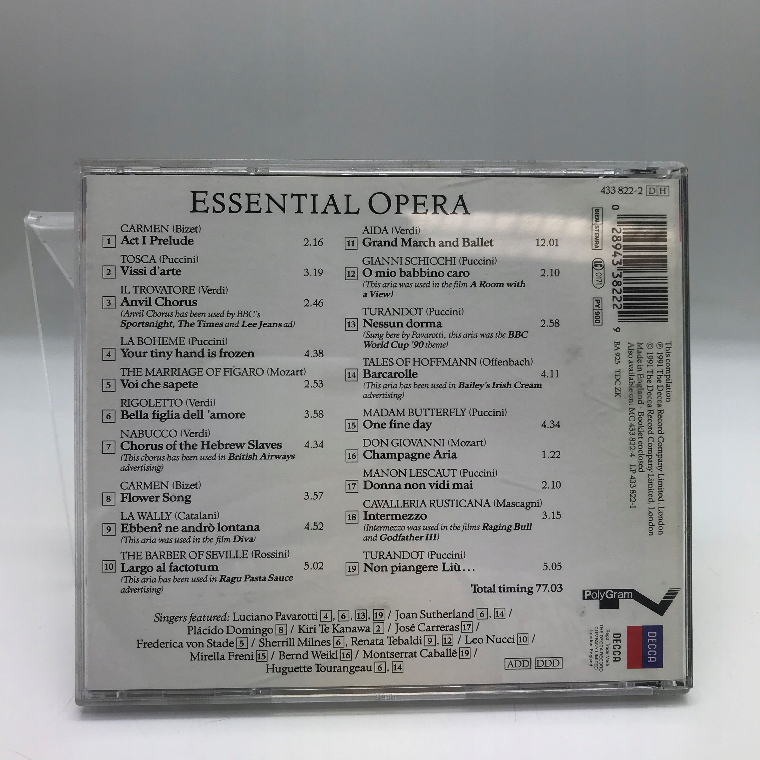 Cd - Various - Essential Opera