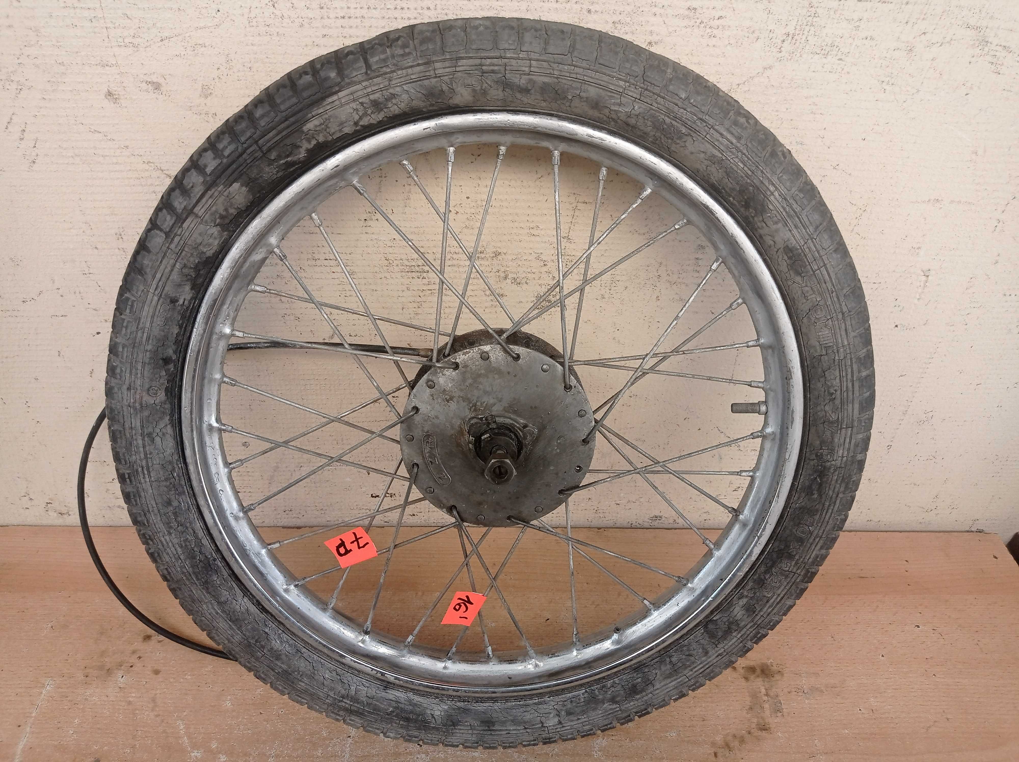 Koła 16 cali - 2 sztuki - Simson + ..  - (5T+7P)