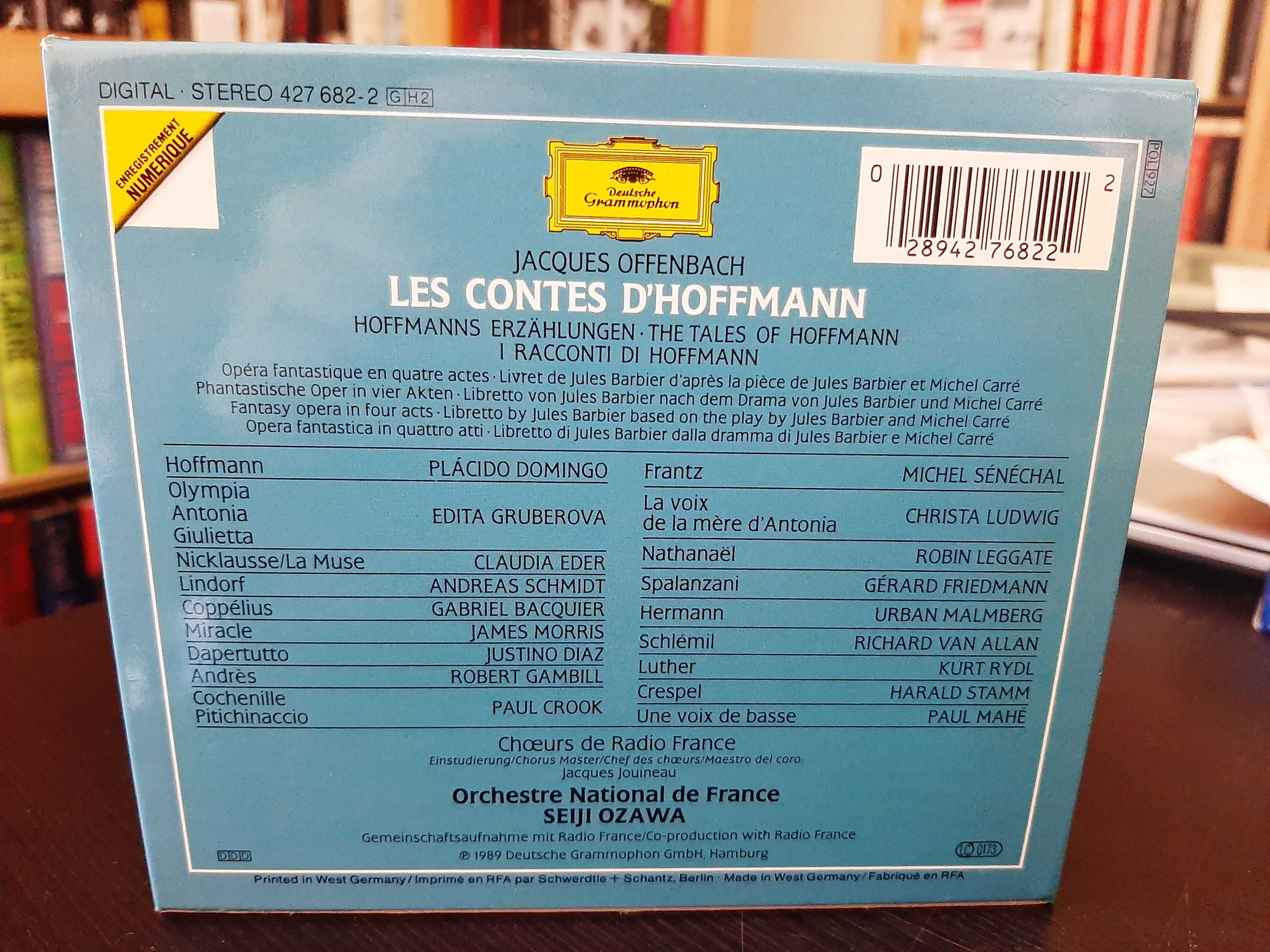 Jacques Offenbach - Les Contes D'Hoffmann - Domingo, Gruberova,  Ozawa