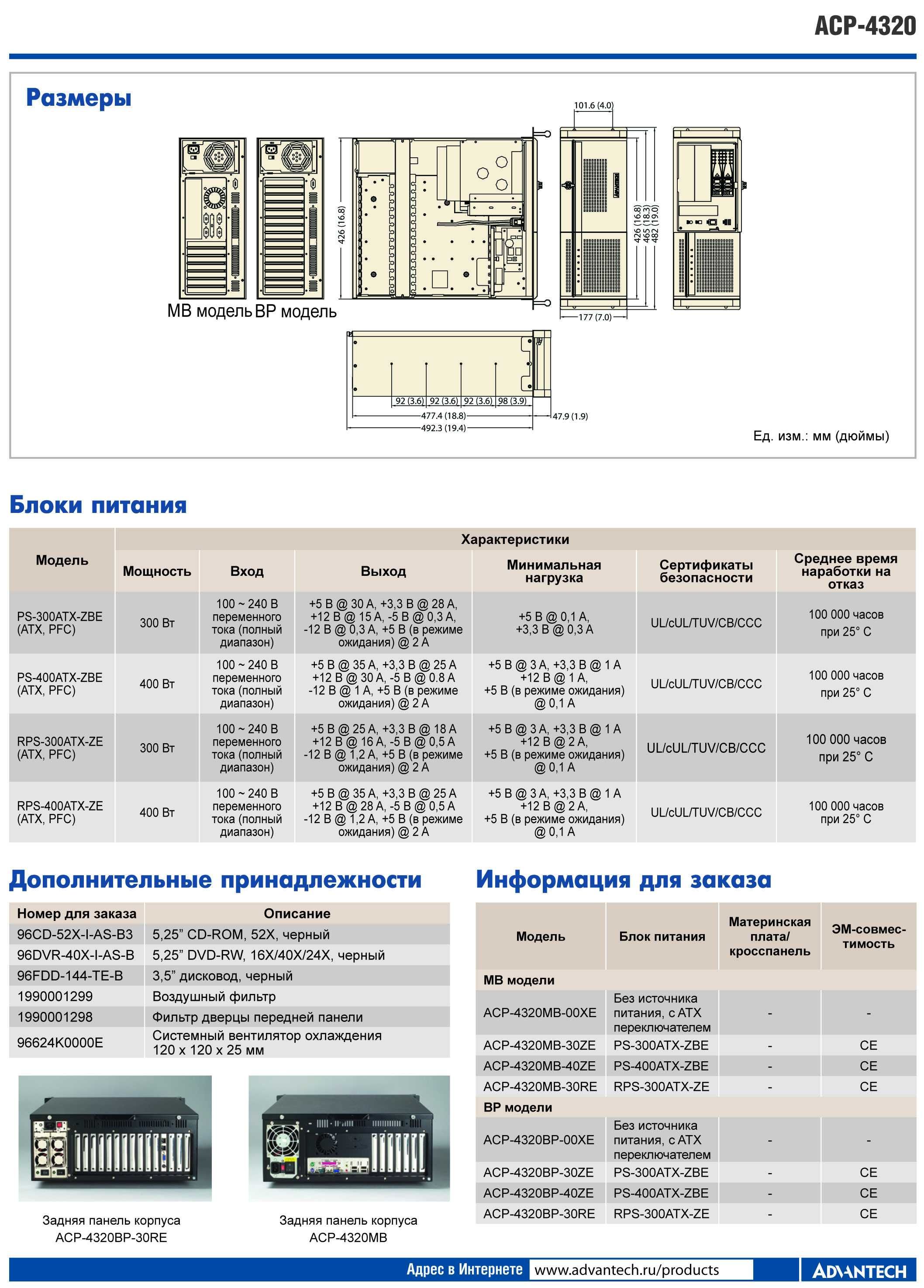 Захищений комп'ютерний корпус преміум-класу Advantech ACP-4320MB