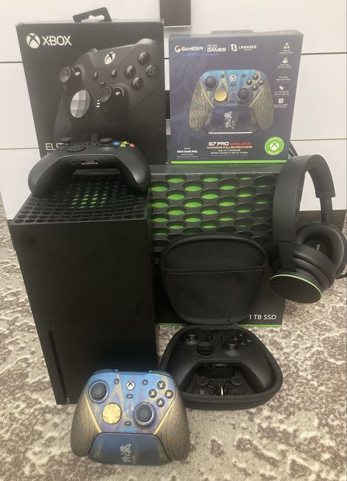 Xbox series X+gamesir g7 pro+xbox wireless headse+elite 2